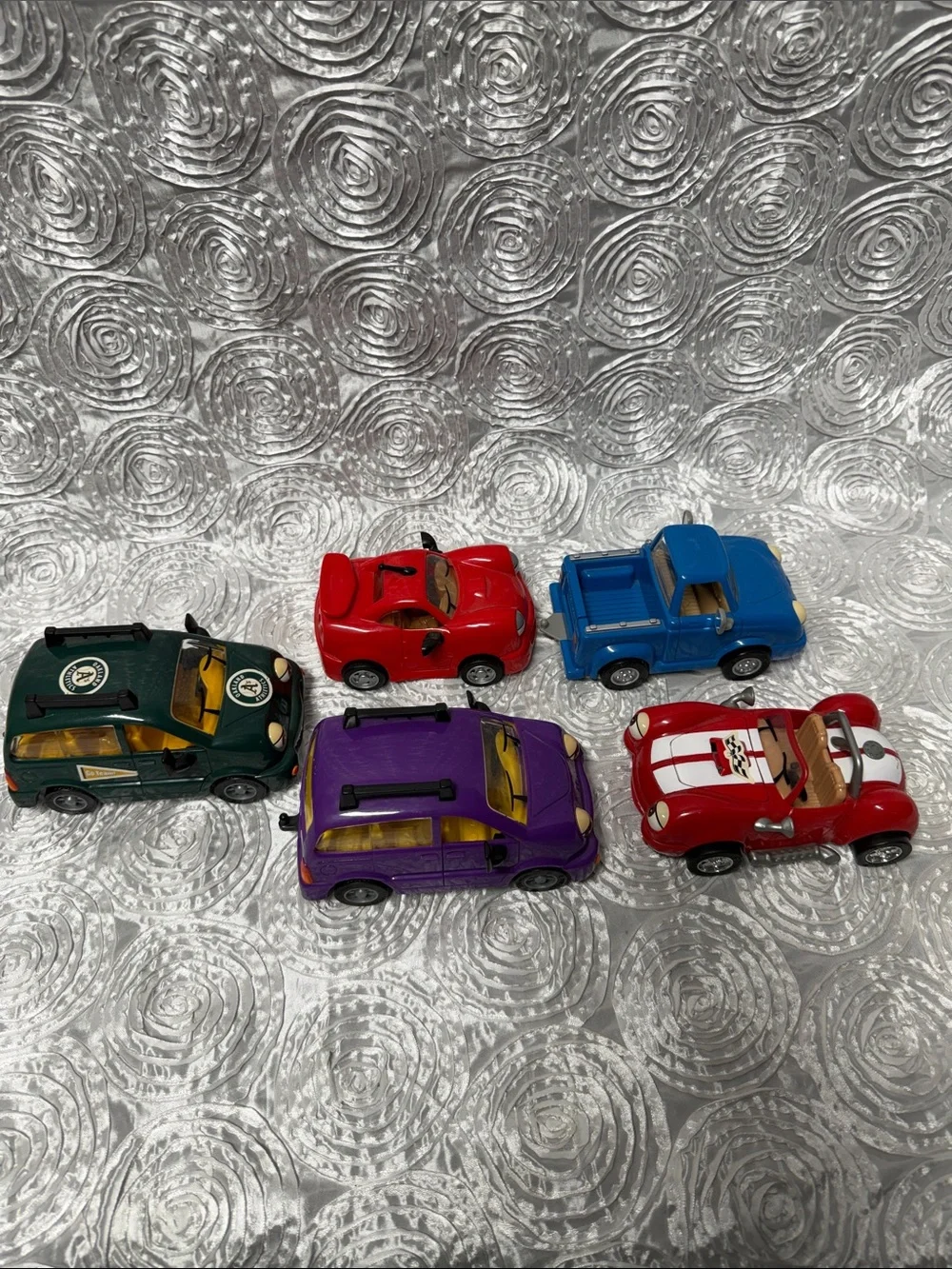 The Chevron Cars Toys (Riley Roadster,Tony Turbo,Pete Pick-Up,Victor E. Van 2)
